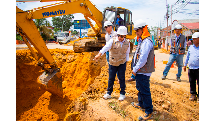 Inspecci贸n de obras que ejecuta la MPSM.