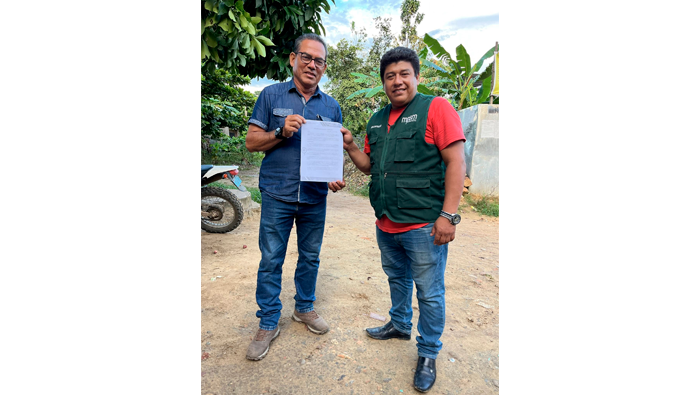 Juramentaci贸n al Comit茅 de Desarrollo y Gesti贸n del sector Achual".