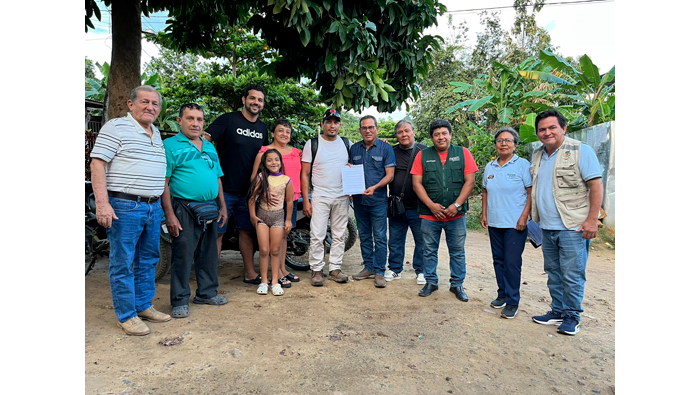 Juramentaci贸n al Comit茅 de Desarrollo y Gesti贸n del sector Achual".