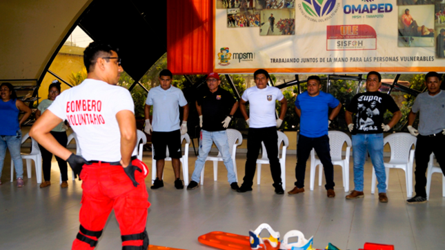 Capacitación en primeros auxilios. 