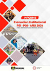 Vista preliminar de documento Informe de Evaluación Institucional PEI - POI, correspondiente al periodo 2024.
