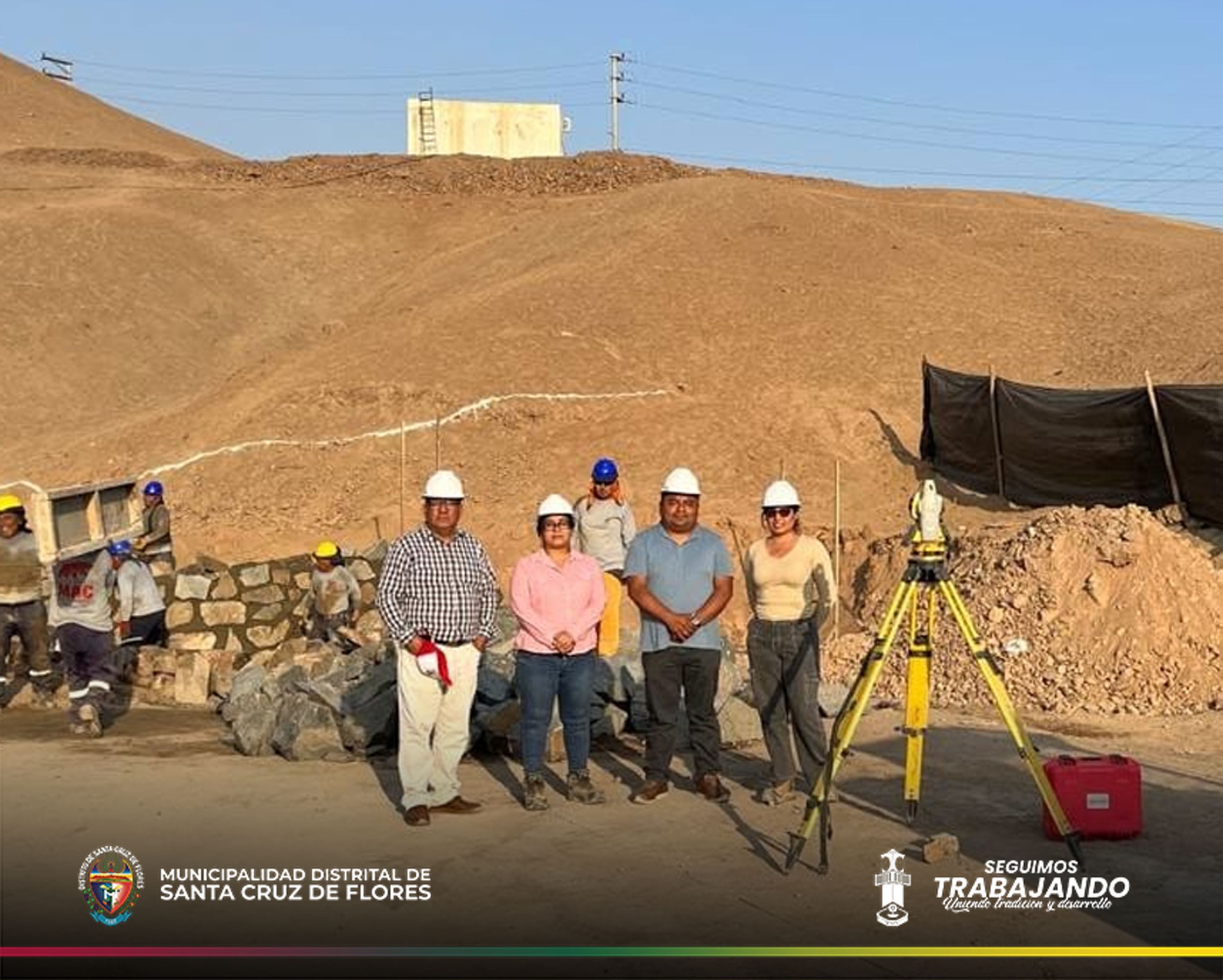 Supervisamos el avance de la Obra de Losa Multiuso en Nuevo San Andrés