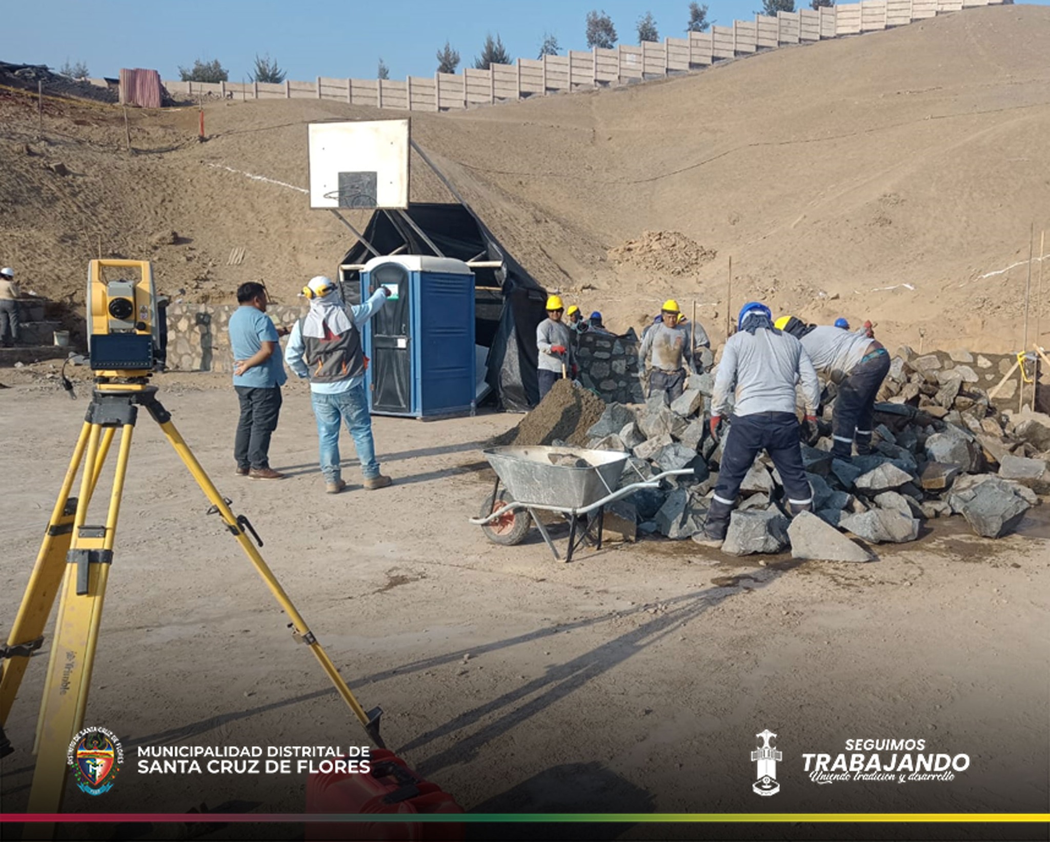 Supervisamos el avance de la Obra de Losa Multiuso en Nuevo San Andrés