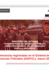 Vista preliminar de documento Reporte_denuncias_ a marzo 2025