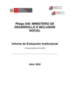Vista preliminar de documento Informe evaluación institucional 2024 MIDIS 29.04.2025 F   1  F   1 