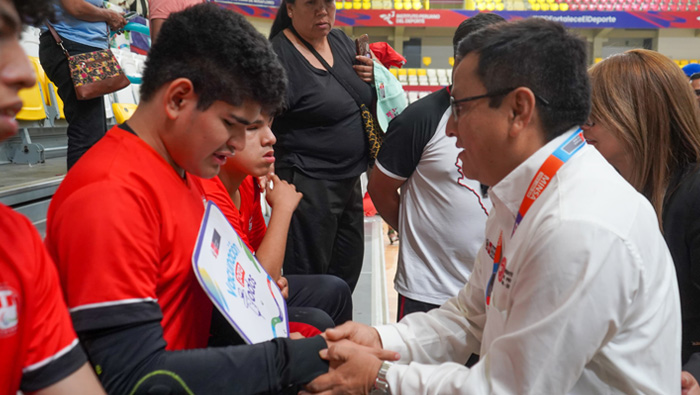 Selección peruana de “Goalball” participa en la Semana de la Vacunación de las Américas