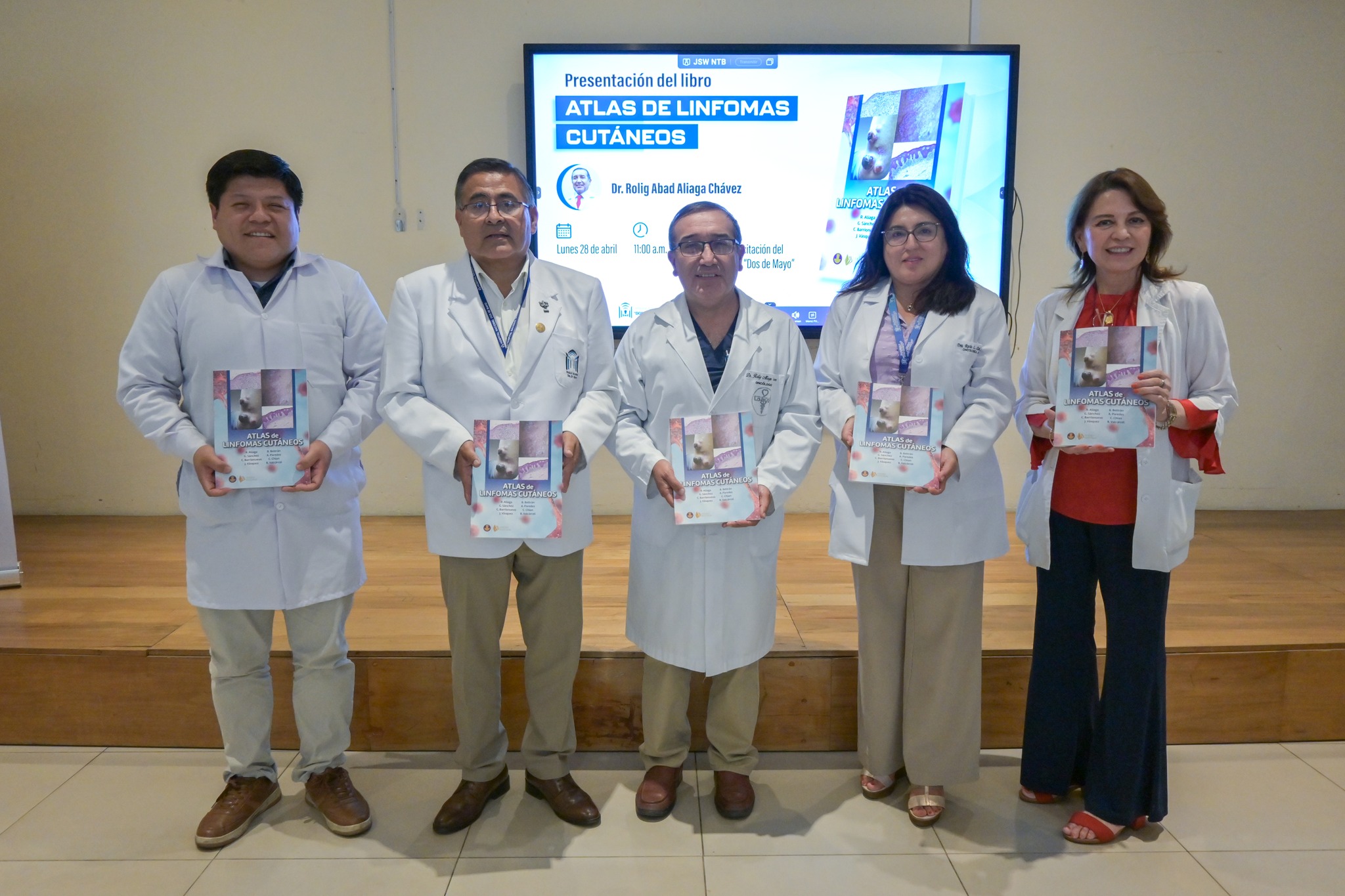 Se presentó publicación “Atlas de Linfomas Cutáneos” en el Hospital Nacional Dos de Mayo