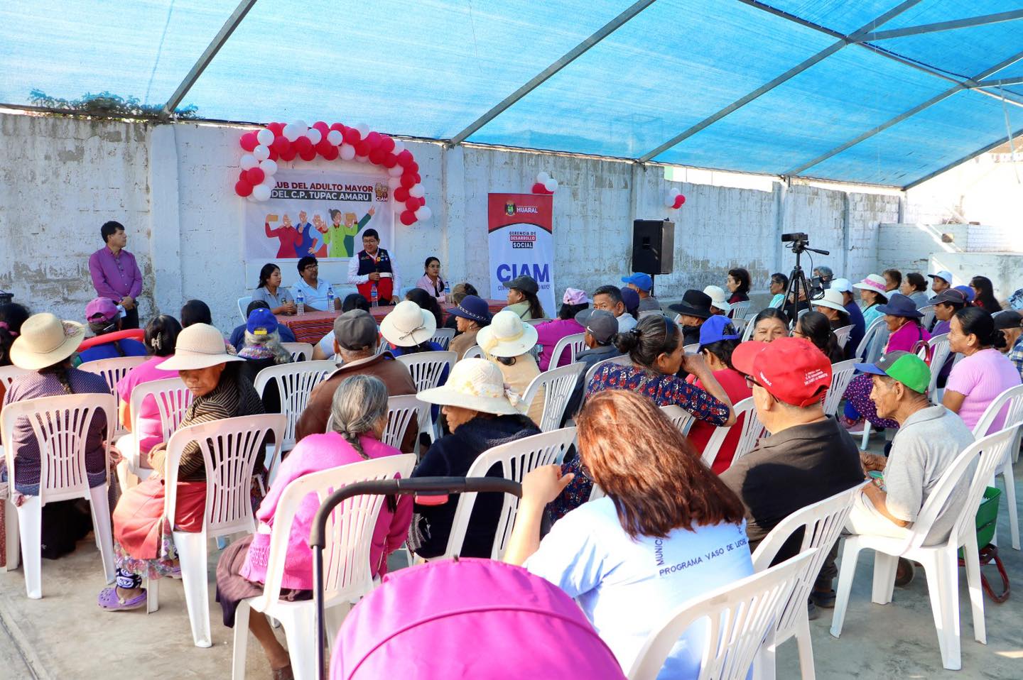 Municipalidad provincial de Huaral inaugura Club del Adulto Mayor en el Centro Poblado Túpac Amaru