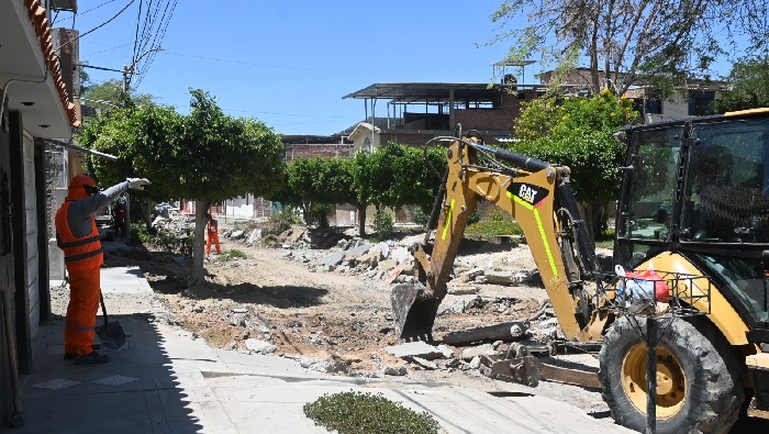 Avance de obra en calle Tizón