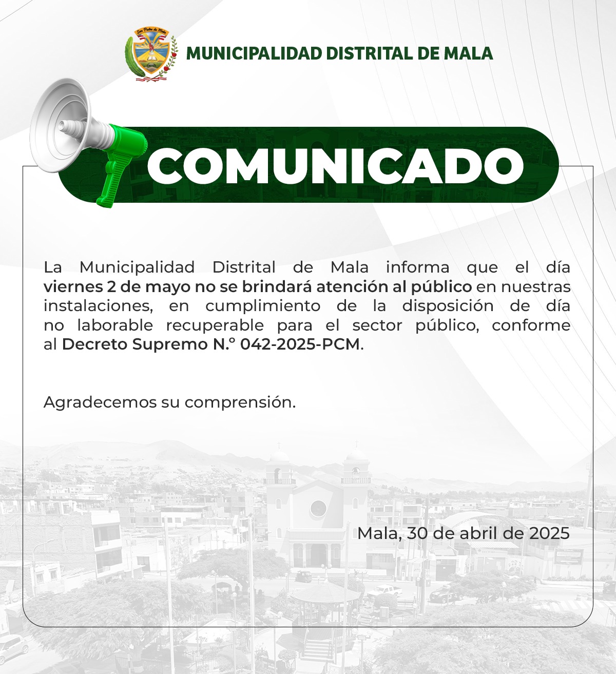La Municipalidad de Mala Te Informacomunc
