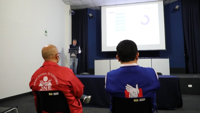 ONPE realiza prueba del Sistema de Cómputo Electoral para las elecciones internas