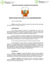 Vista preliminar de documento Resolución Jefatural Nº 0091-2025-MIDAGRI-INIA
