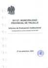 Vista preliminar de documento Informe de Evaluación Institucional PEI - POI I semestre 2024