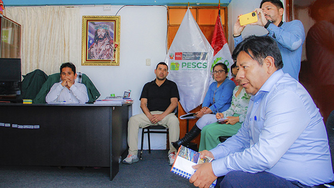 Funcionarios del PESCS y SENACE