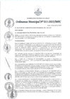 Vista preliminar de documento OM Nº 011-2025-AC-MPC: MODIFICA EL REGLAMENTO DE ORGANIZACION Y FUNCIONES EN LAS FUNCIONES DE LAS SUBGERENCIAS ADSCRITAS A LA GERENCIA DE ADMINISTRACIÓN TRIBUTARIA Y DE LA SUBGERENCIA DE ANALISIS DE LA INFORMACIÓN, ADSCRITA A LA GERENCIA DE SEGURIDAD CIUDADANA