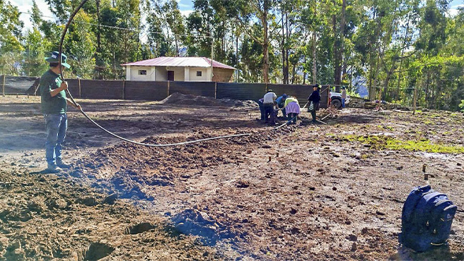Limpieza, nivelación y trazo de terreno