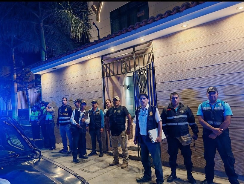 Operativo “Hoteles Seguros” en Huaral