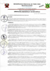 Vista preliminar de documento ORDENANZA MUNICIPAL N021-2016-MPPA-A