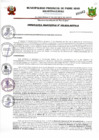 Vista preliminar de documento ORDENANZA MUNICIPAL N022-2016-MPPA-A