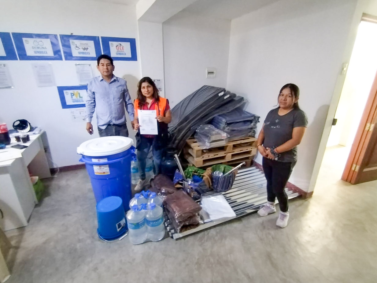 Municipalidad provincial de Huaral entrega ayuda humanitaria a familias damnificadas por lluvias en Sumbilca