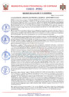 Vista preliminar de documento DECRETO DE ALCALDIA N° 01-2025-MPE-C