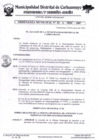Vista preliminar de documento ORDENANZA MUNICIPAL Nº 02-A-MDC-2007