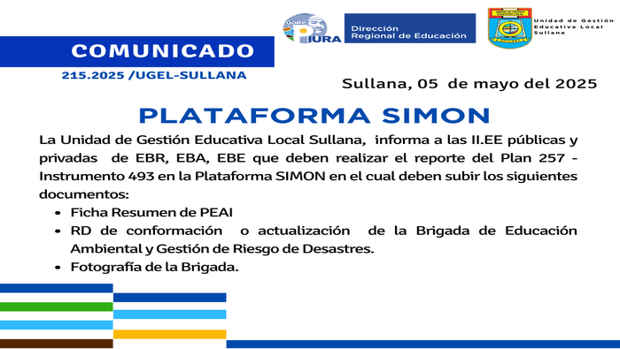 Comunicado N°215-2025