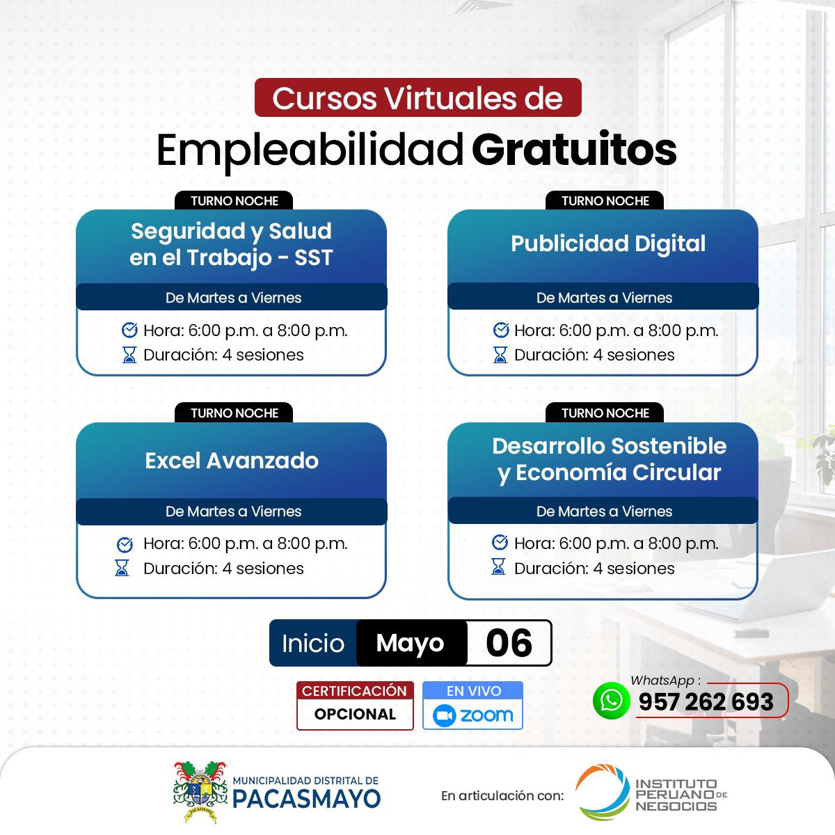 cursos de empleabilidad gratuita