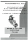Vista preliminar de documento Informe de Evaluación Institucional PEI - POI Período 2024