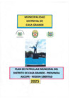 Vista preliminar de documento PLAN DE PATRULLAJE MUNICIPAL 2025