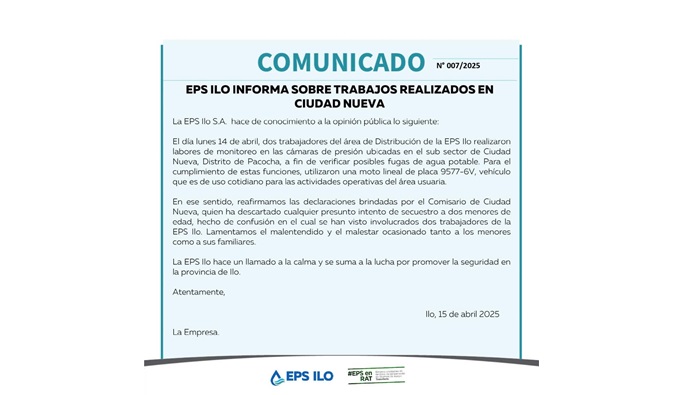 Archivo JPG del Comunicado N° 007-2025