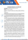 Vista preliminar de documento ORDENANZA MUNICIPAL N° 407-MDCHCM