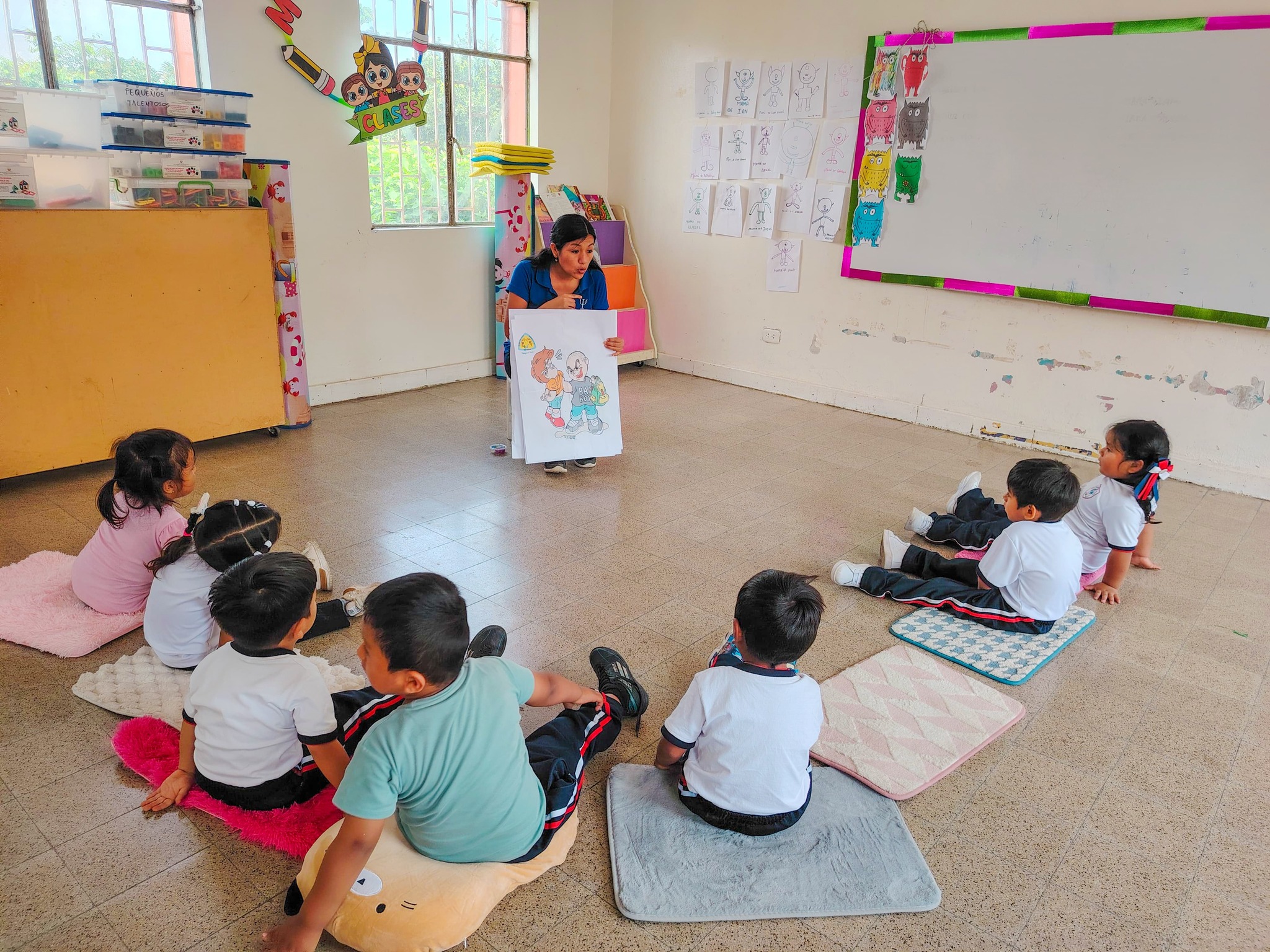 charla con los niños
