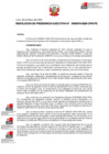 Vista preliminar de documento RESOLUCION DE PRESIDENCIA EJECUTIVA 018-2025-OFIS-PE