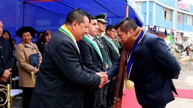 Dr. Ing. Julio César Llallico Colca, participó en los actos conmemorativos organizados por la Municipalidad Distrital de Chilca