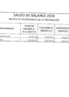 Vista preliminar de documento SALDO DE BALANCE 2018
