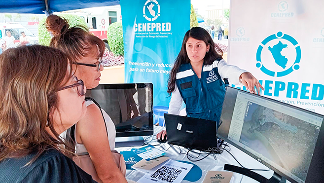 Cenepred participa en la feria de GRD de la Municipalidad Distrital de Bellavista para fortalecer la cultura de prevención