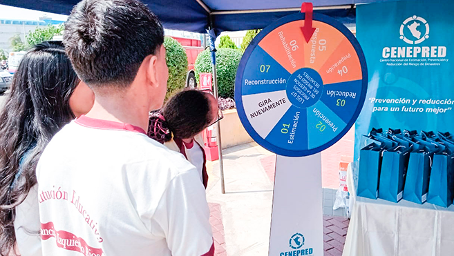 Cenepred participa en la feria de GRD de la Municipalidad Distrital de Bellavista para fortalecer la cultura de prevención