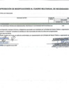 Vista preliminar de documento Modificación del Cuadro Multianual de Necesidades Nº 28-2025