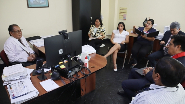 Continúan visitas administrativas en dependencias jurisdiccionales de la Corte Superior de Justicia de Piura