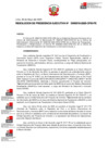 Vista preliminar de documento RESOLUCION DE PRESIDENCIA EJECUTIVA 019-2025-OFIS-PE