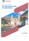 Vista preliminar de documento Reglamento de Organización y Funciones (ROF)