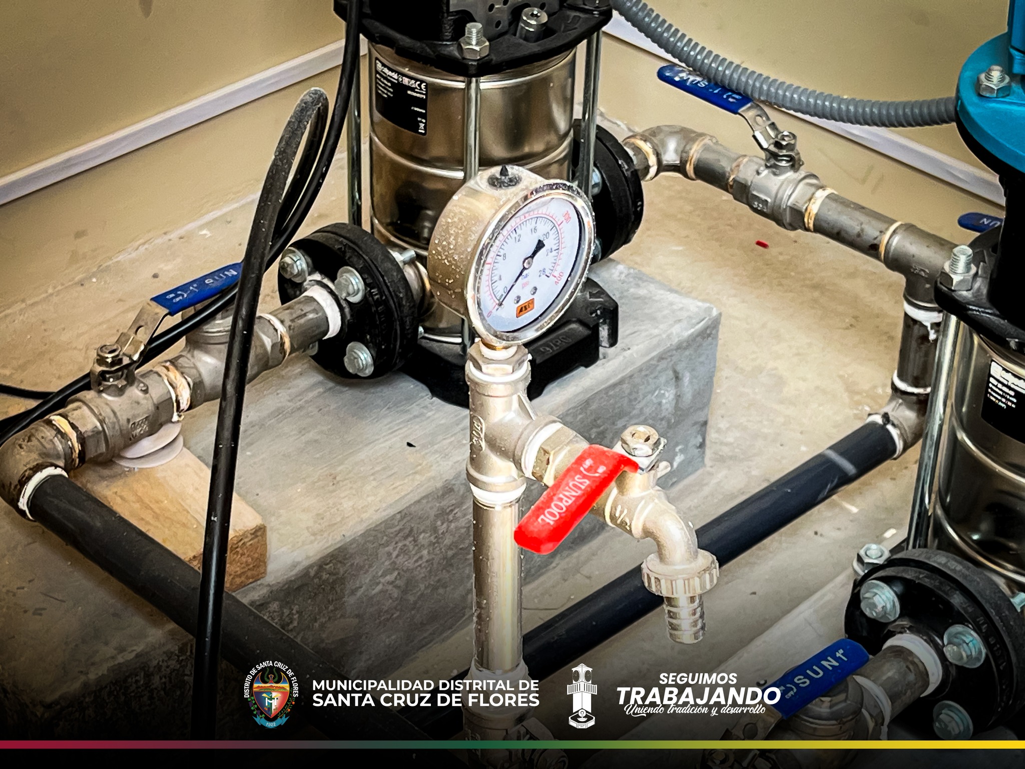 Continúa el Avance de la Obra de Agua y Alcantarillado en San Vicente de Azpitia