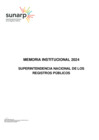 Vista preliminar de documento  Memoria institucional Sunarp 2024