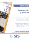 Vista preliminar de documento Política de escritorio y pantalla limpia