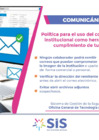 Vista preliminar de documento Politica para el uso del correo electrónico