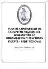 Vista preliminar de documento PLAN DE CONTINUIDAD DE LA IMPLEMENTACIÓN DEL REGLAMENTO DE ORGANIZACIÓN Y FUNCIONES VIGENTE DEL GOBIERNO REGIONAL DE AYACUCHO,