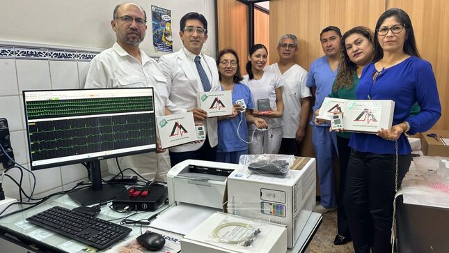 Autoridades lucen con nuevo equipo holter