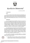 Vista preliminar de documento RM N° 00528-2025-DE (Aprobar el otorgamiento de beneficio de defensa legal en favor de la Sr. Padilla Marin)