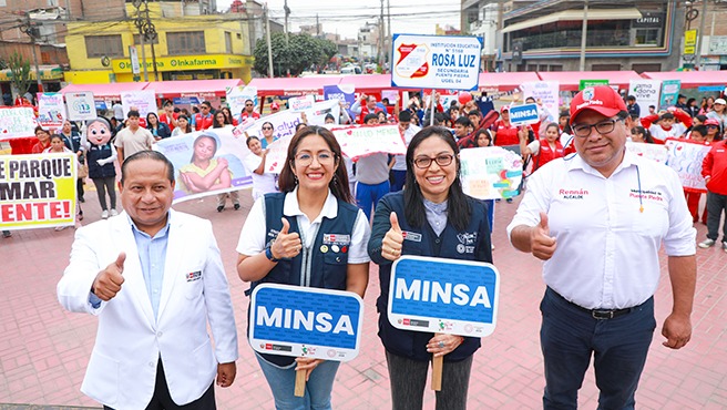 Minsa brindó más de 3000 atenciones médicas en campaña de salud preventiva “Mamá saludable, familia feliz” en Puente Piedra